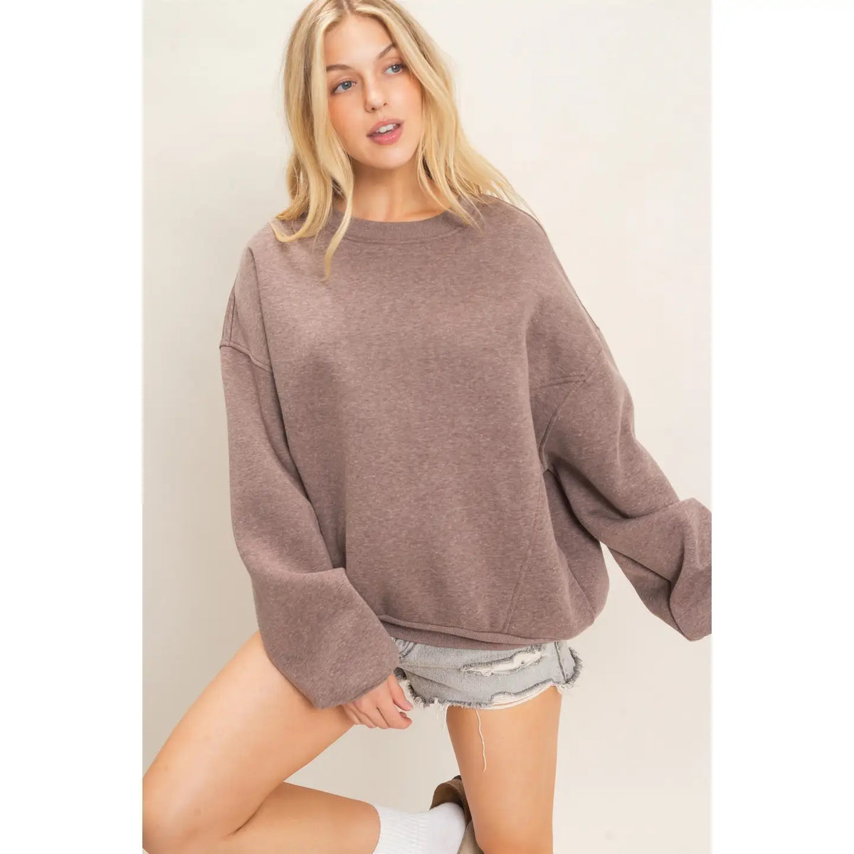 HYFVE Oversized Dropped Shoulder Sweatshirt