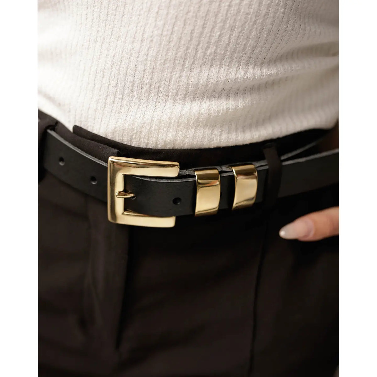 Amsterdam Heritage- Jazzy Premium Leather Statement Belt