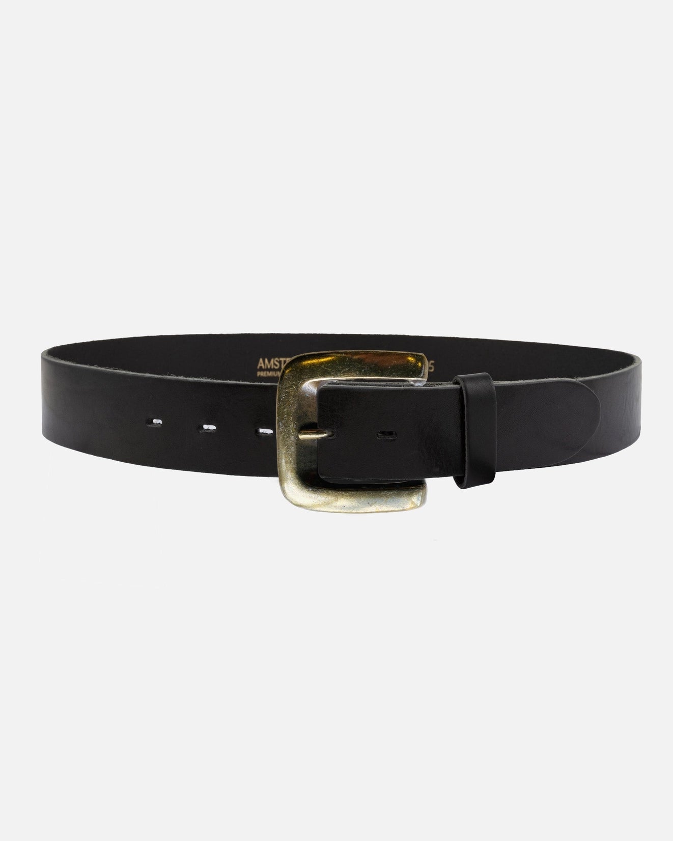 Amsterdam Heritage- Bono Leather Belt Black