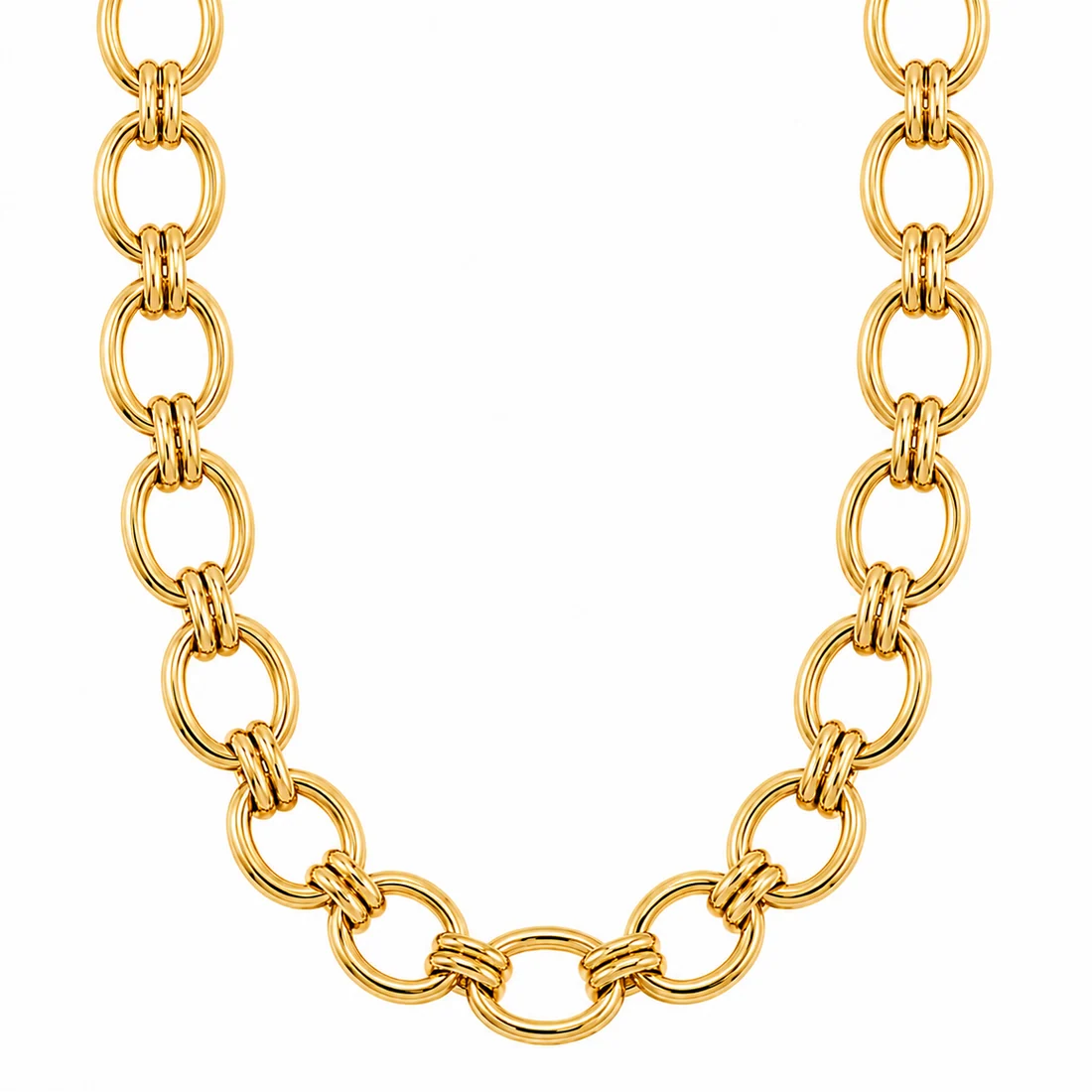 Ellie Vail- Ruby Oval Chain Necklace