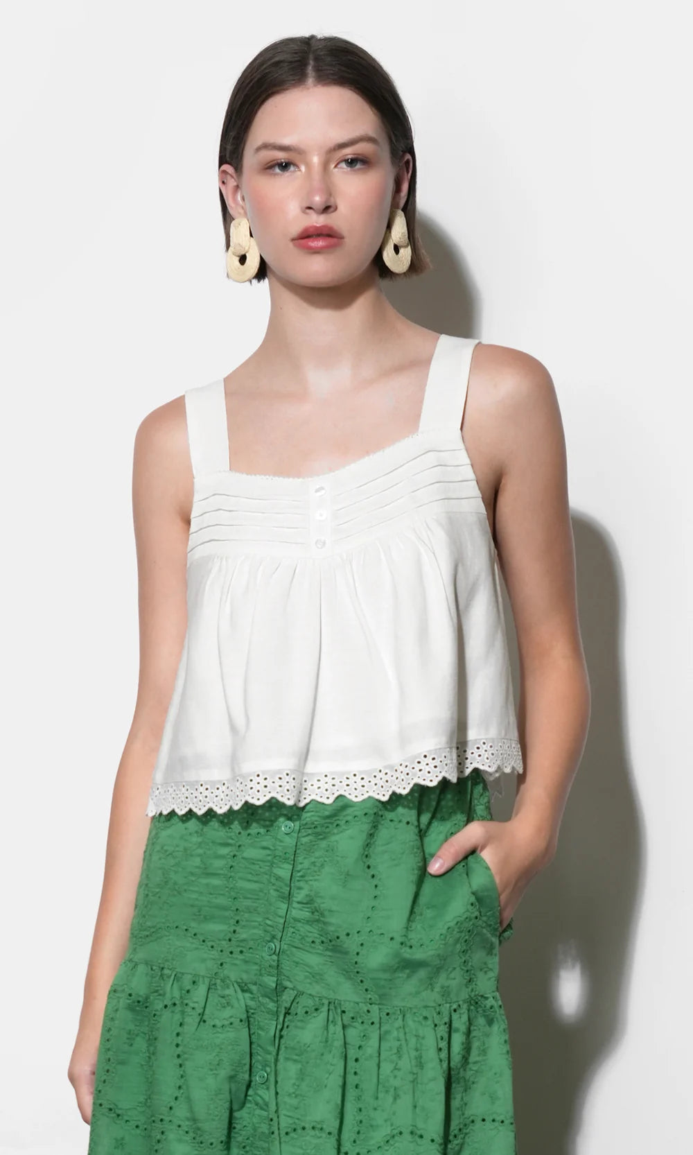Greylin Elani Eyelet Swing Tank