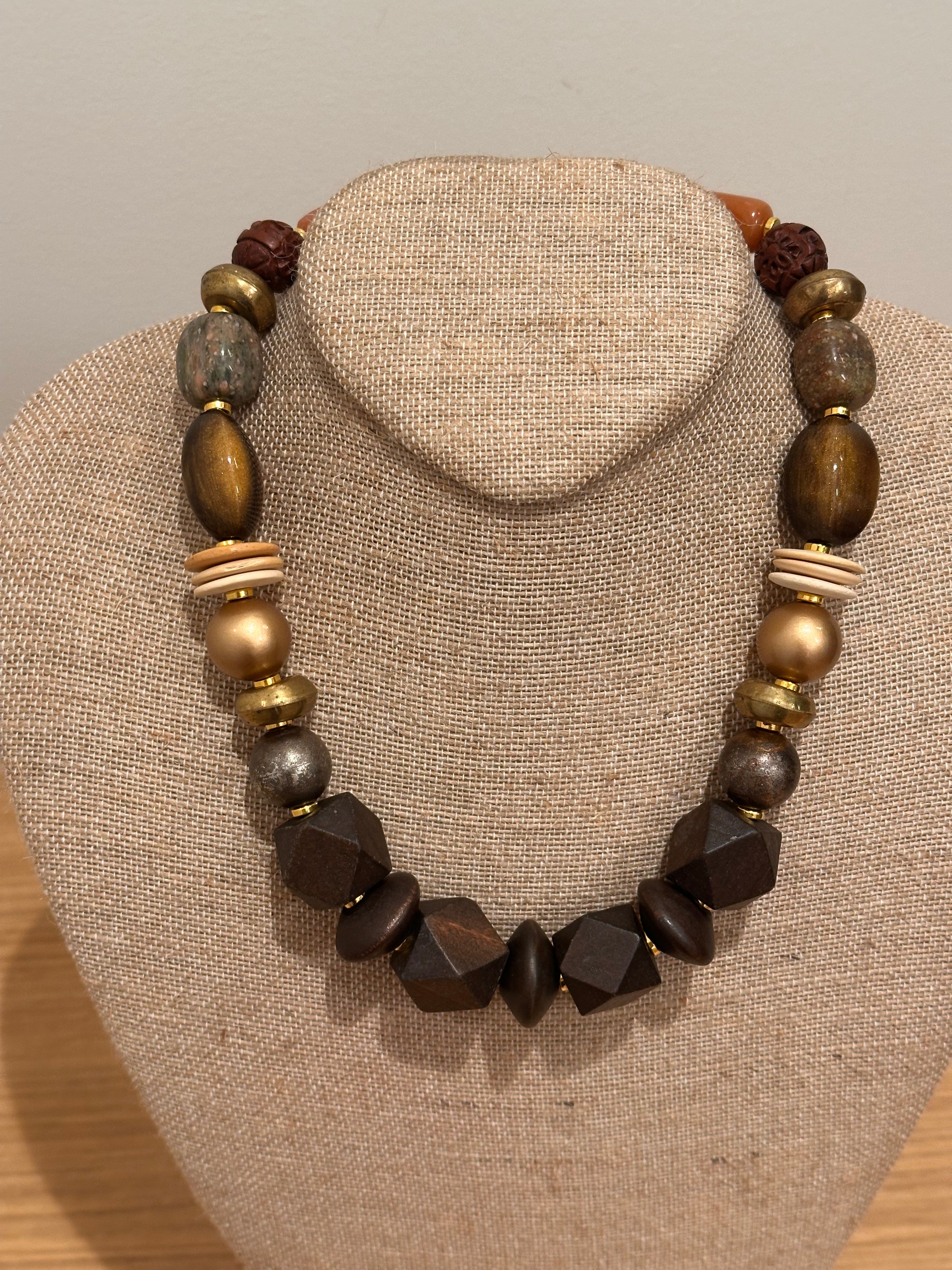Season Soul Mixed Media Necklace