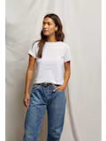 perfectwhitetee- Lisa Recycle Cotton Slim Crew Tee