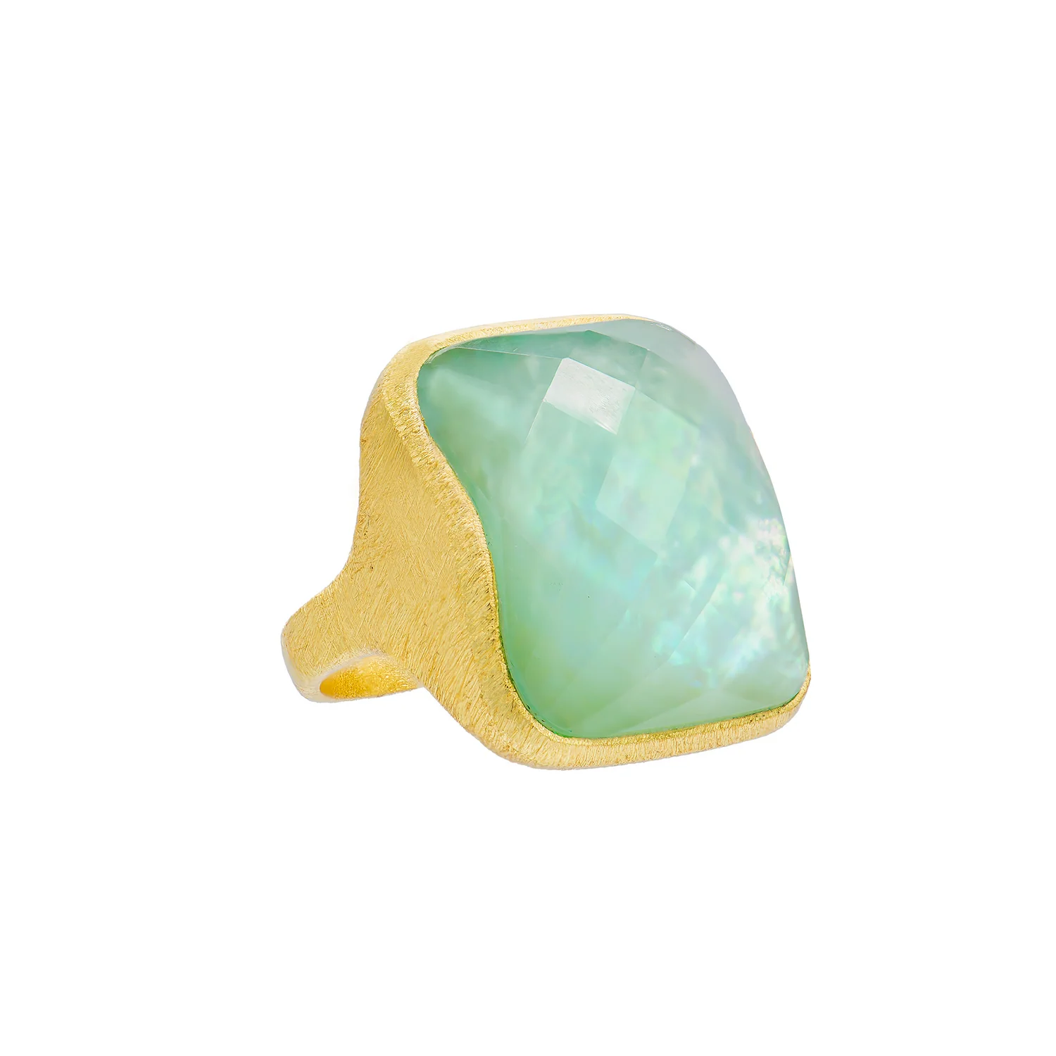 Marcia Moran- Cleopatra Ring- Aqua