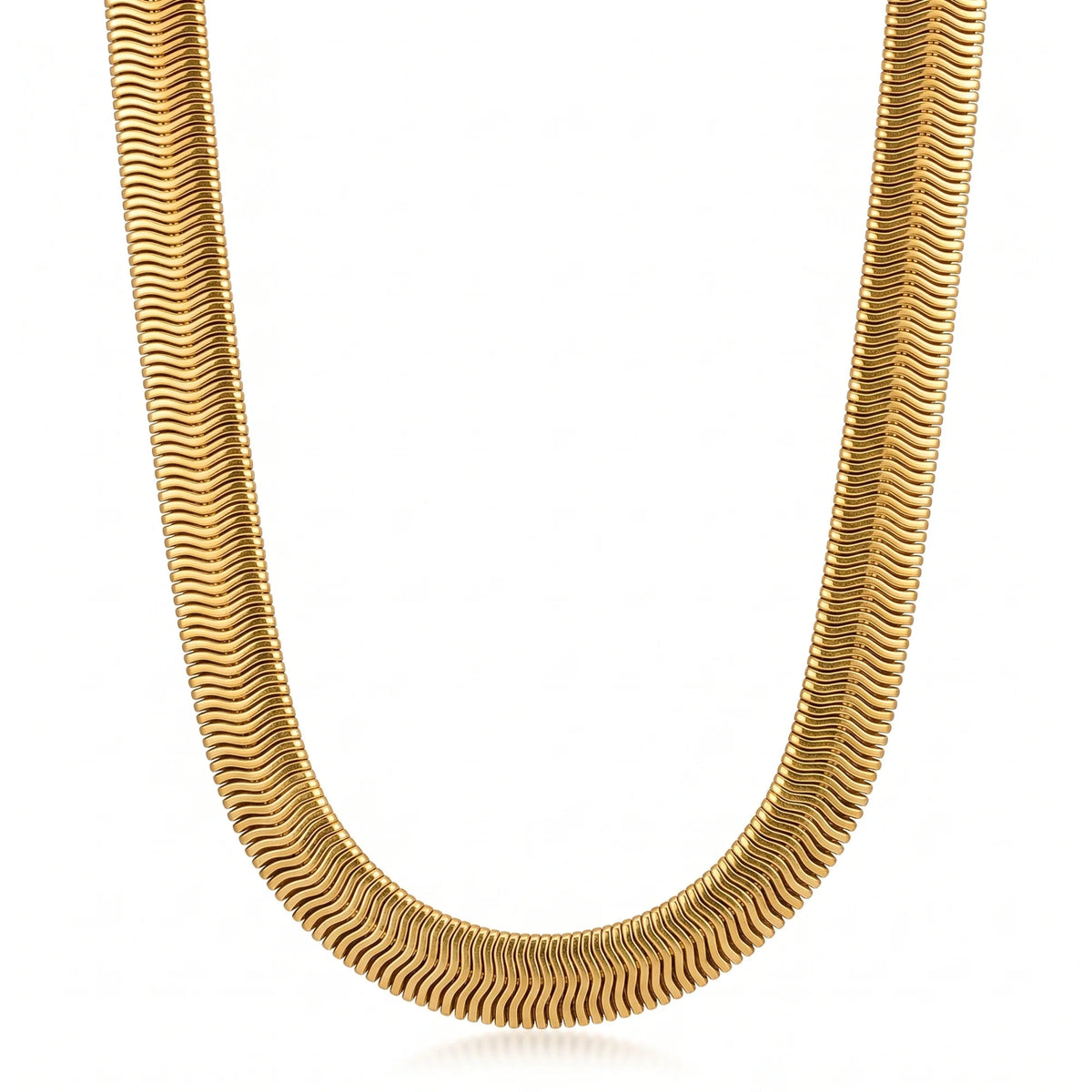 Ellie Vail Rima Snake Chain Necklace- Gold