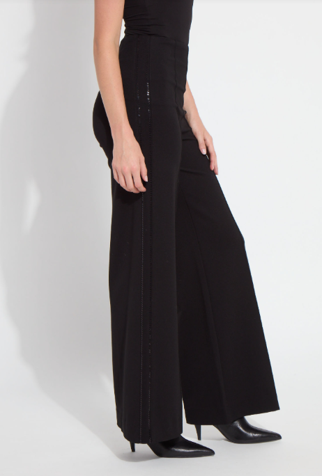 Lysse- Aviana Ponte Sequin Wide Leg Pant