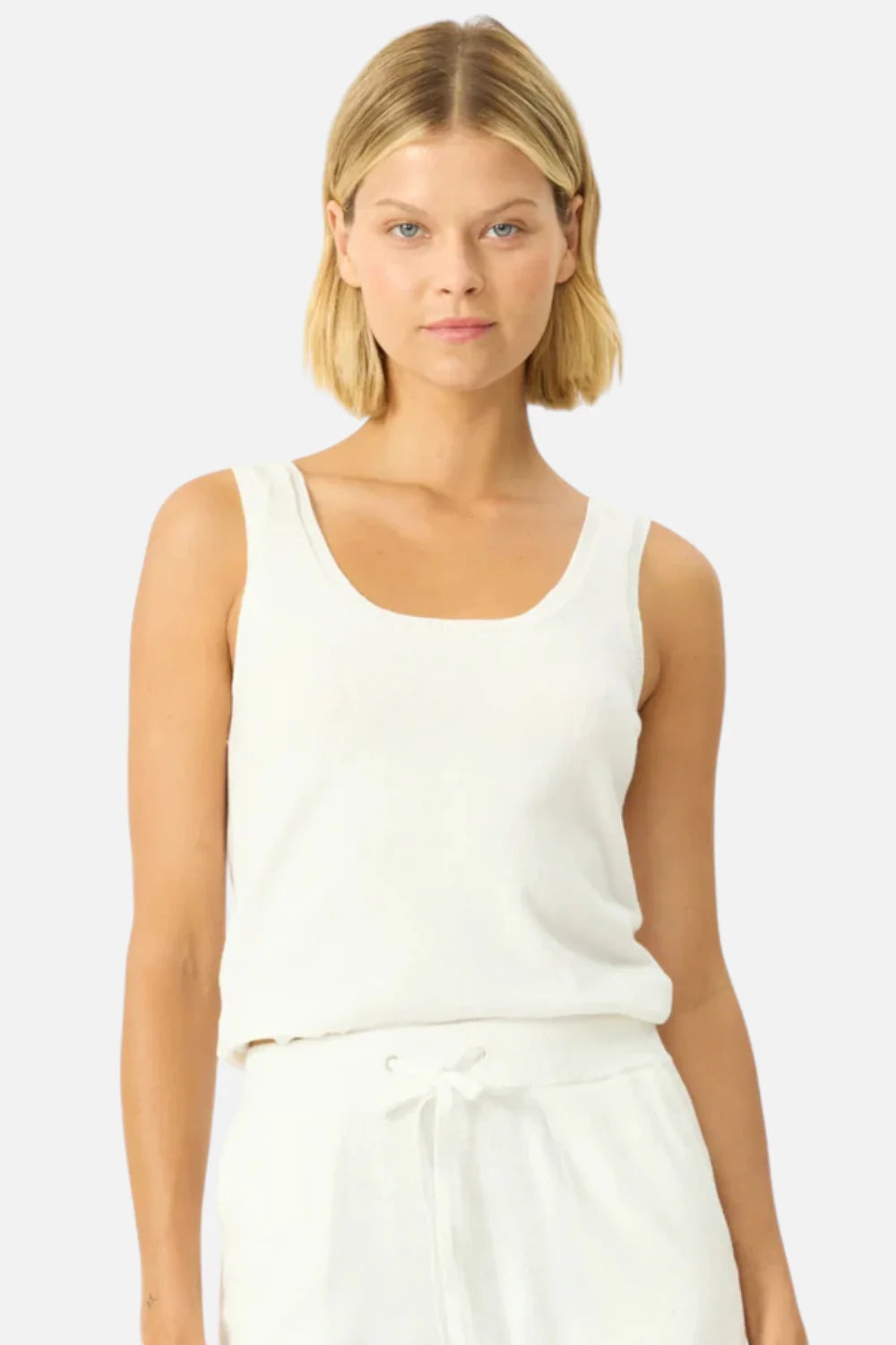 Stitches+Stripes Palmer Tank - Chalk