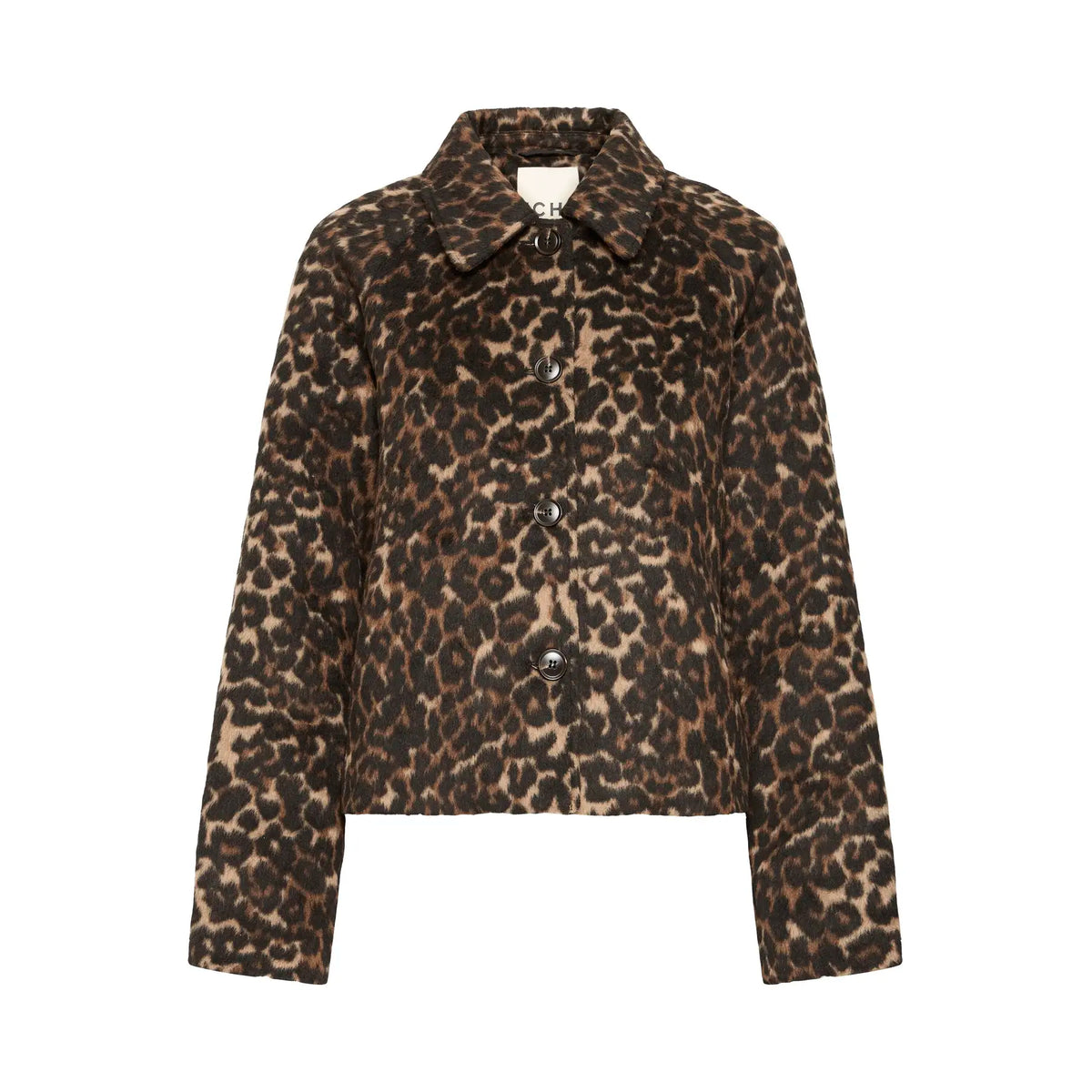 ICHI Ihwoola Jacket Leopard Print