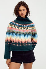 Free People Keepsake Turtleneck Sweater Balsam Sorbet