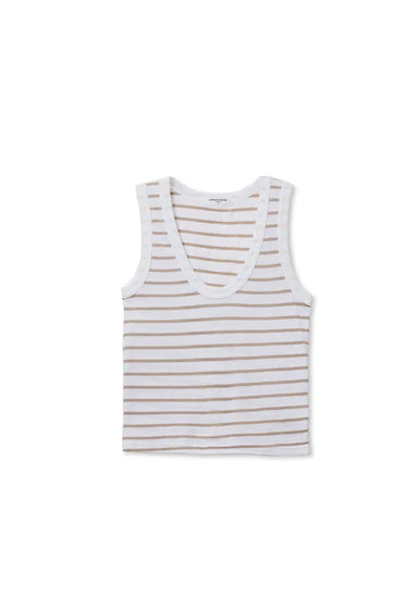 perfectwhitetee Khara Tank Striped