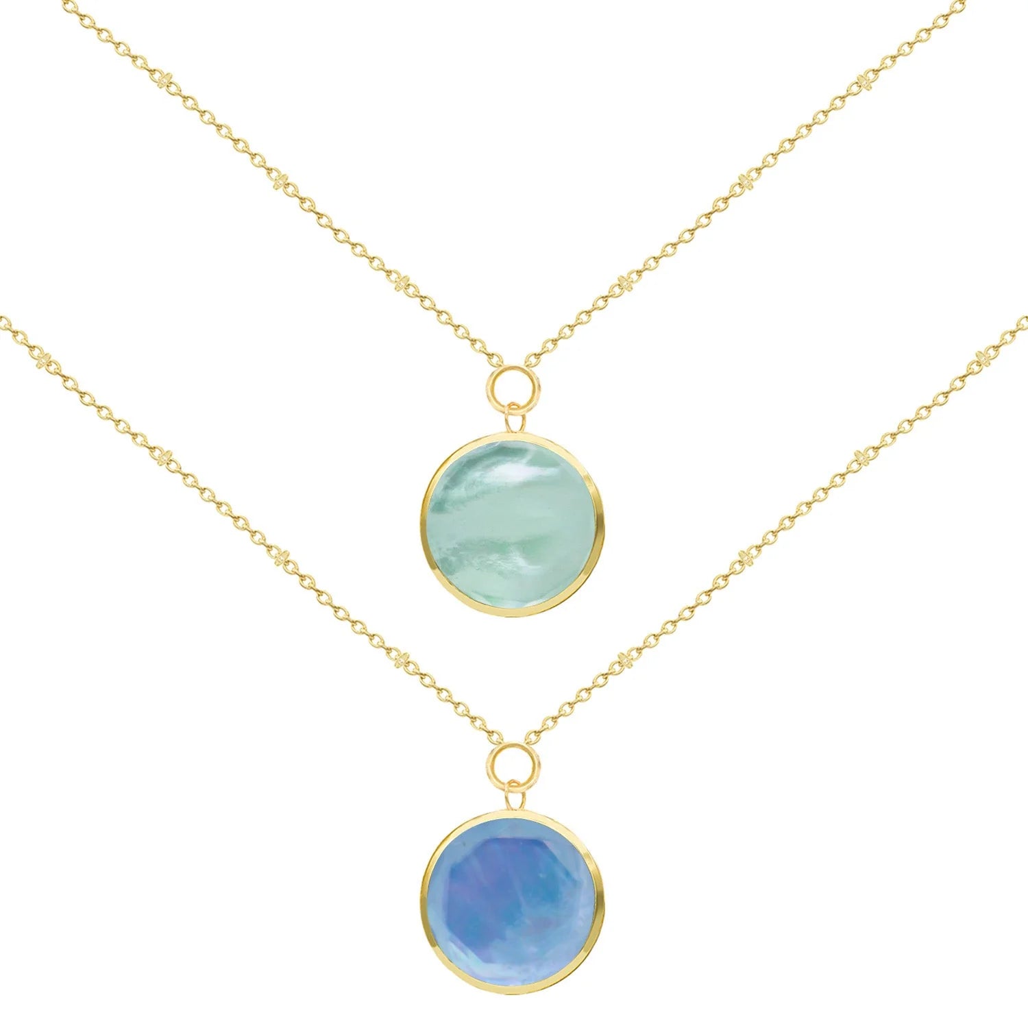Marcia Moran- Mallory Necklace- Tanzanite & Aqua