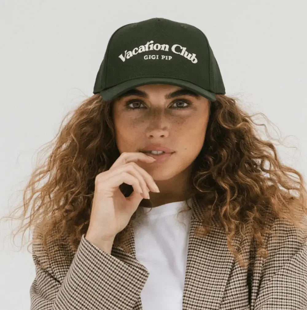 Gigi Pip Canvas Trucker Hat - Vacation Club