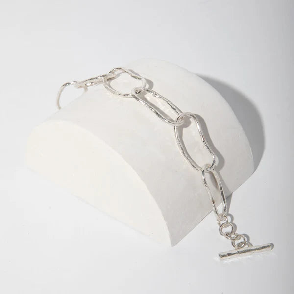 MULXIPLY Pool Link Bracelet Silver