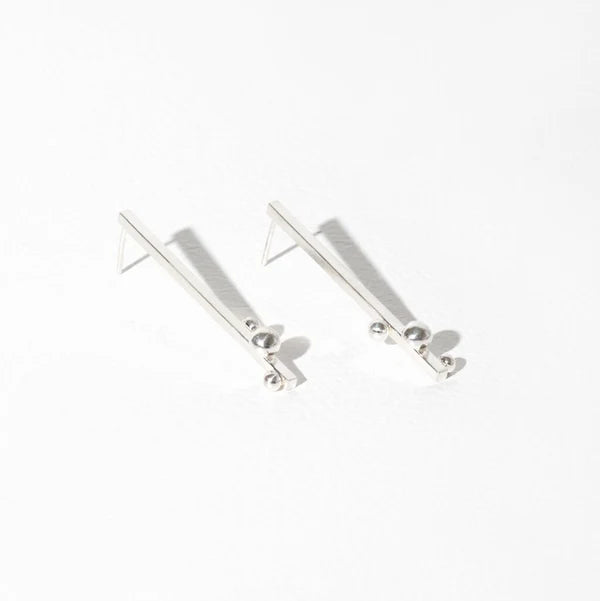 MULXIPLY Rain Earrings Silver