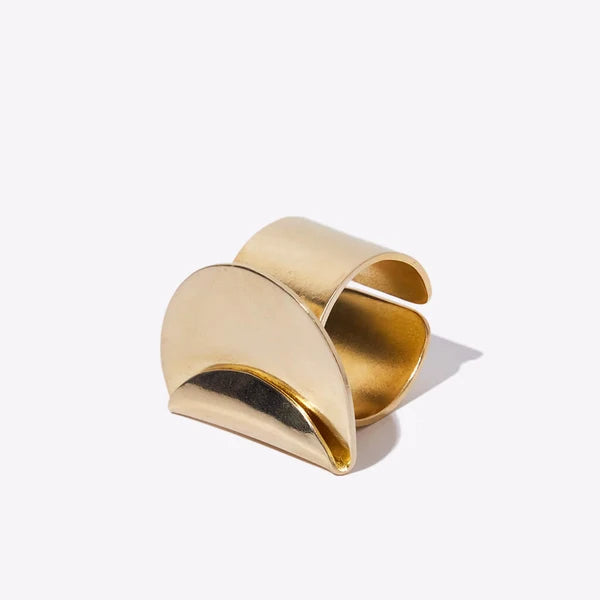 MULXIPLY Enfold Statement Ring - Gold