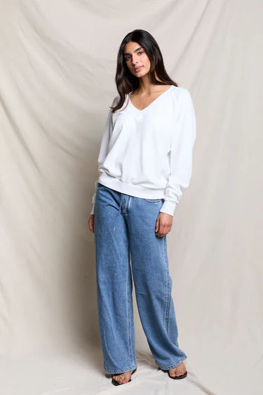 perfectwhitetee Sinead Terry V-neck