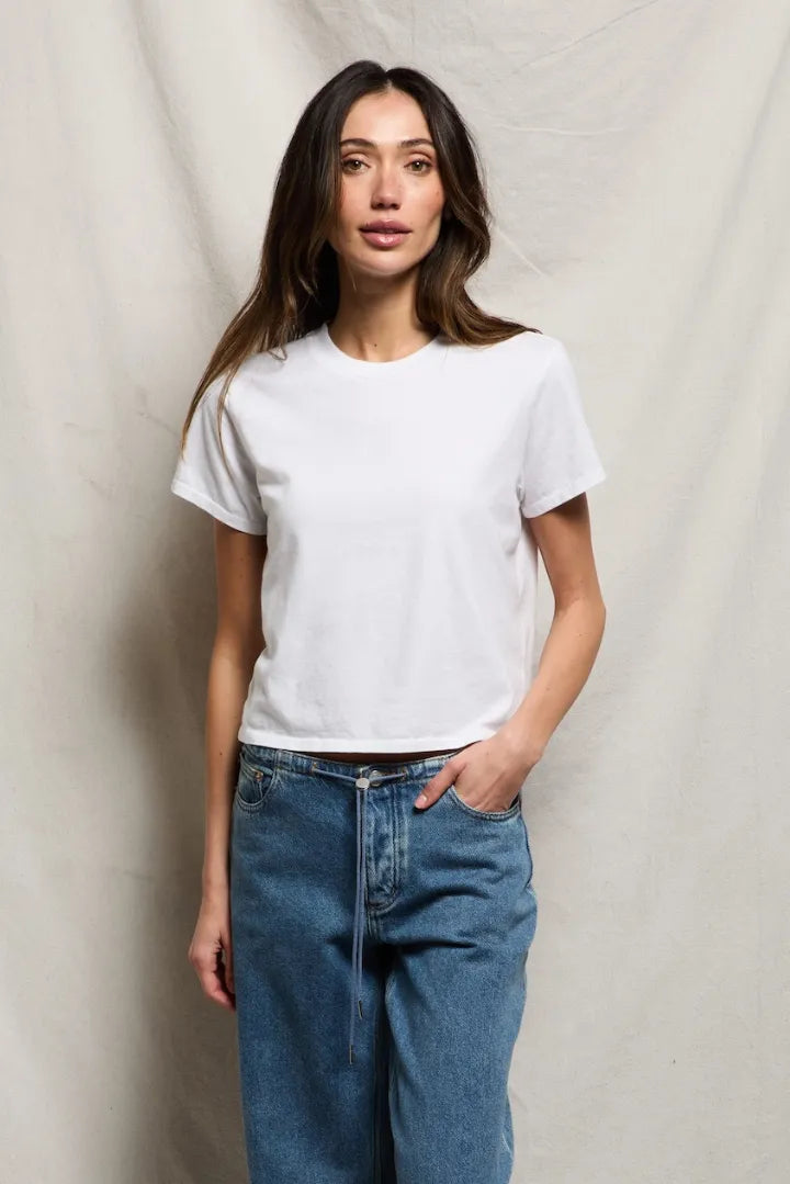 perfectwhitetee Springsteen Baby Tee