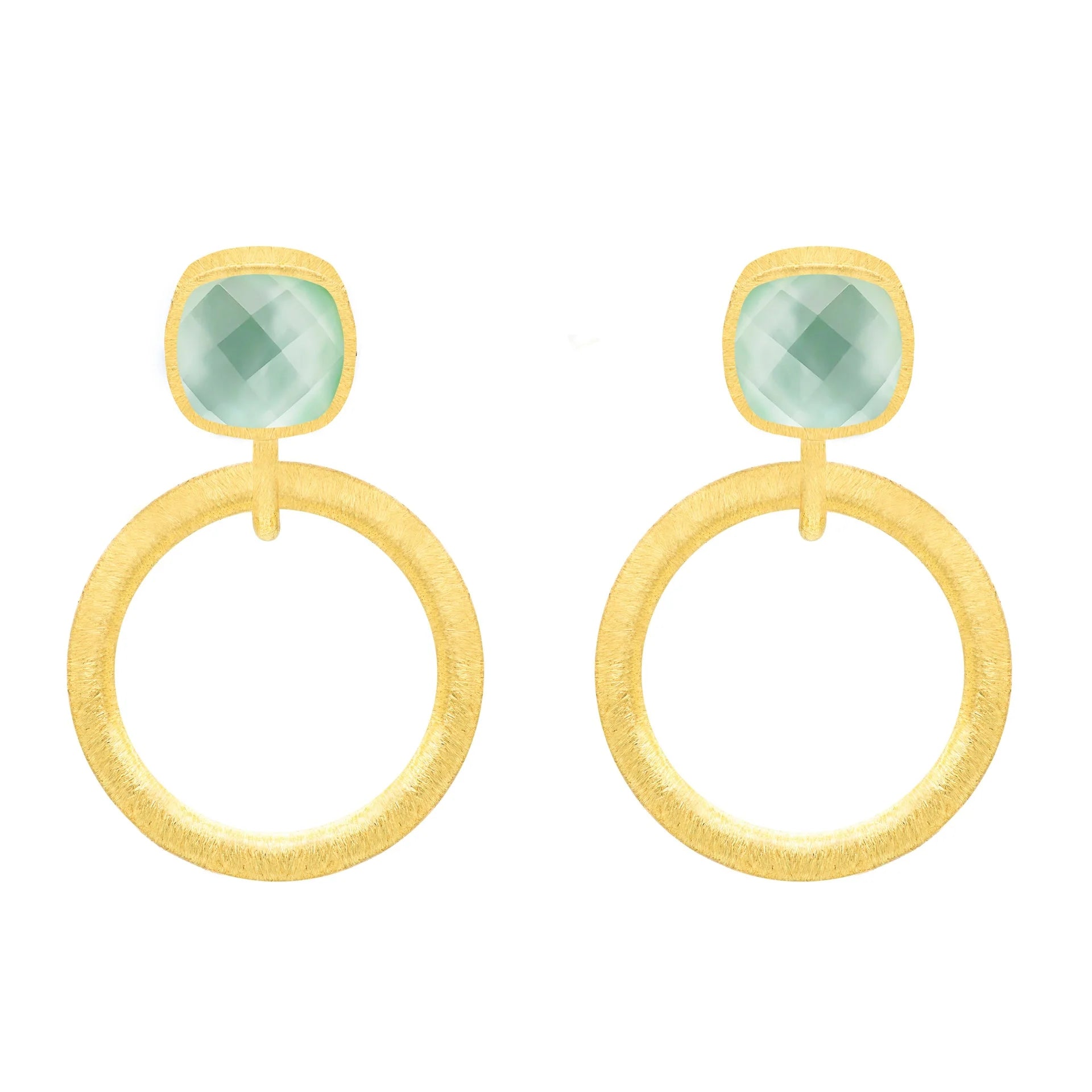Marcia Moran- Aneira Earrings- Aqua