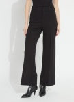 Lysse- Nadia Zip Front Ponte Trouser- Black