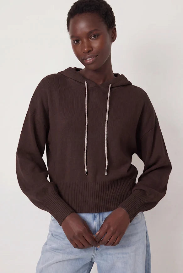 Brodie Hilary Hoodie- Dk Brown