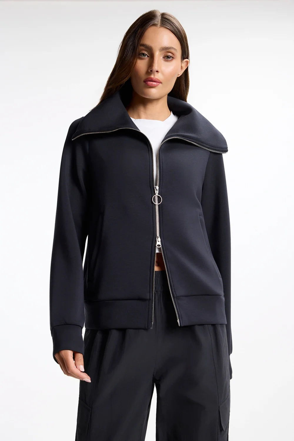 MPG Dreamweave Oversized Jacket- Black