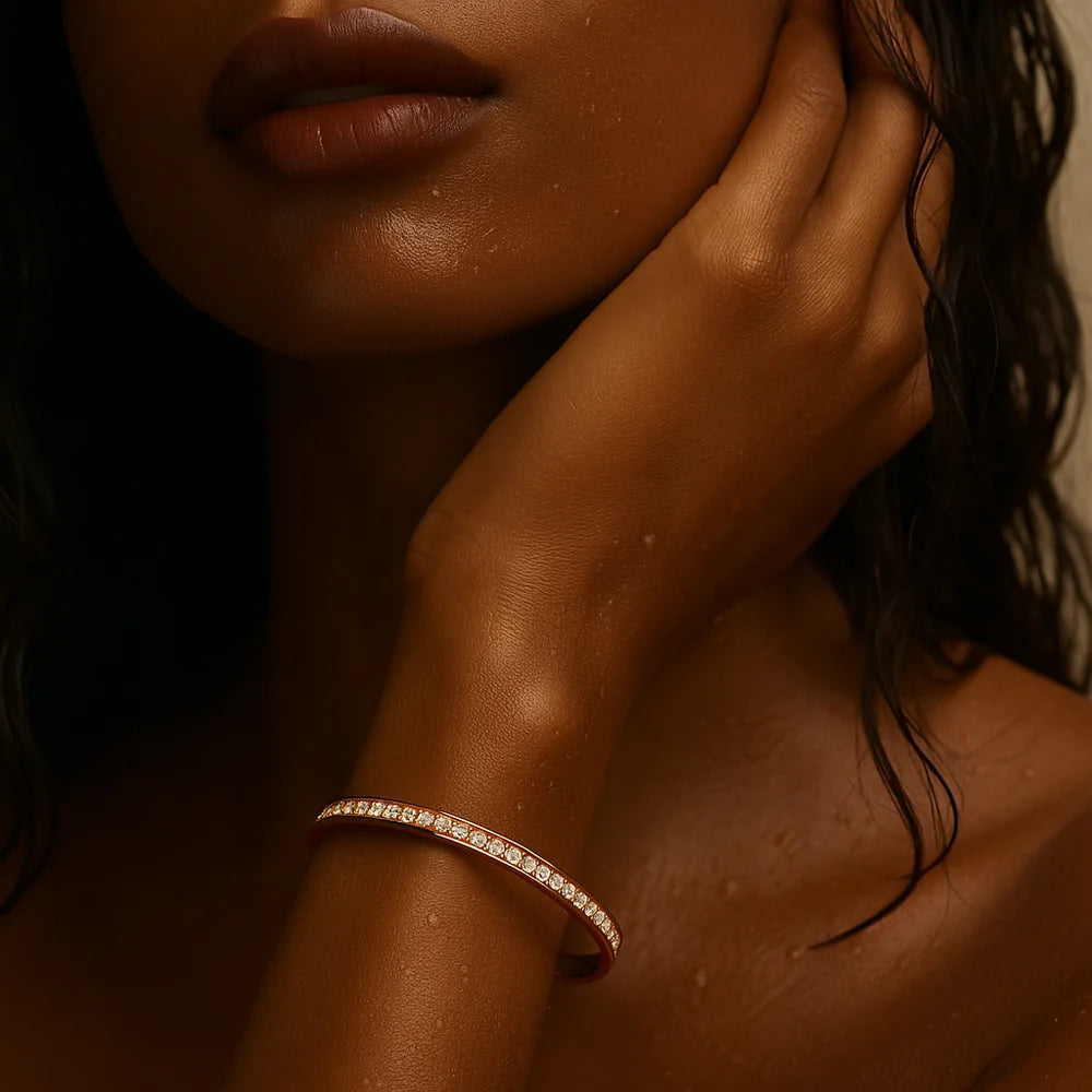 Ellie Vail Harper Bangle Bracelet- Gold