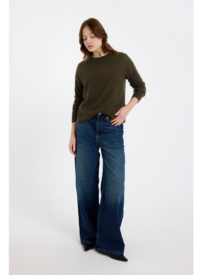 Brodie - Pearl Crew - Olive