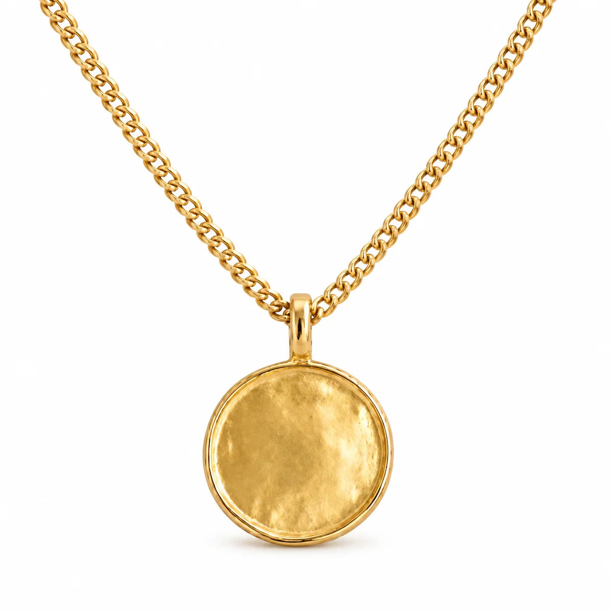 Ellie Vail- Catherine Blank Medallion Pendant Necklace
