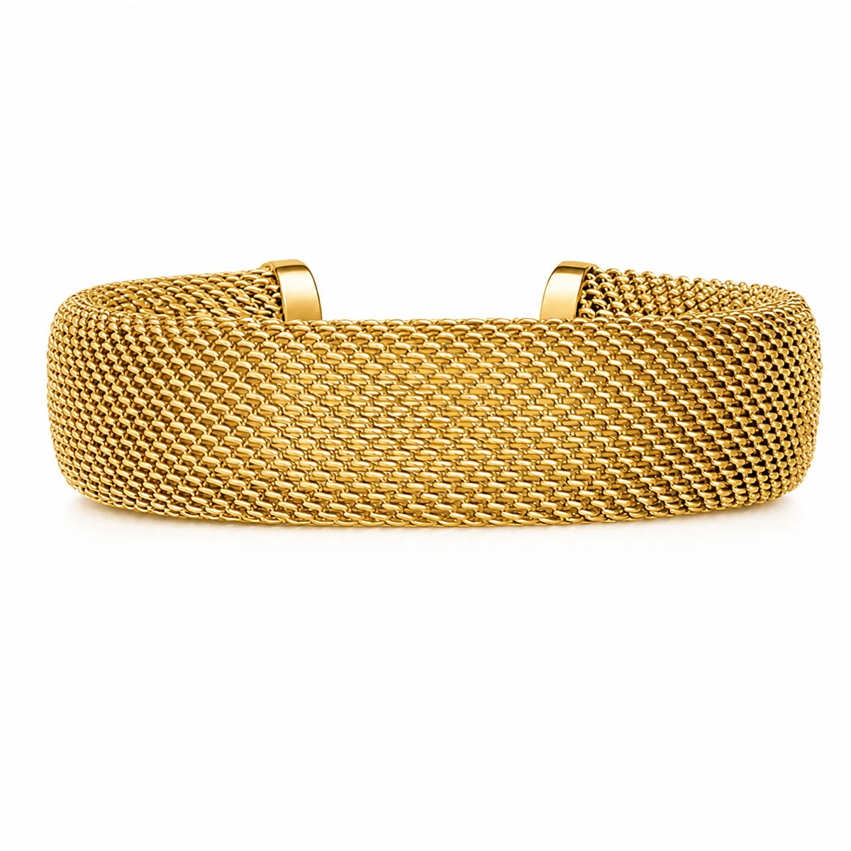 Ellie Vail Marley Mesh Cuff Bracelet- Gold