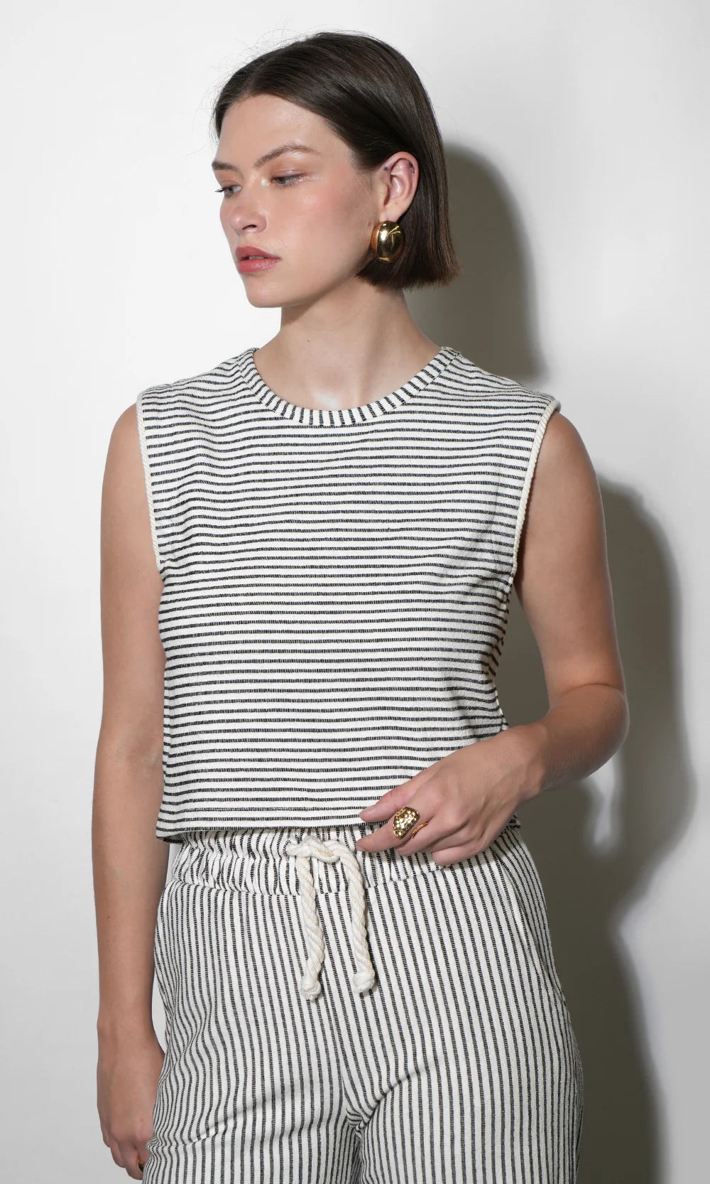 Greylin Daphne Sleeveless Knit Shell Top