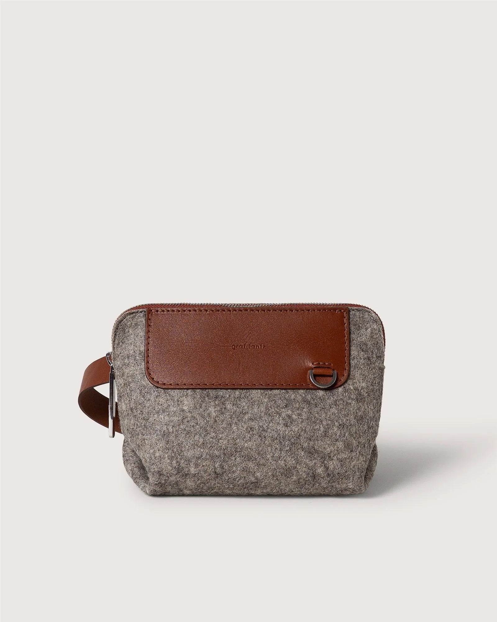 Graf Lantz- Bedford Merino Wool Bag- Ash Brown Sienna