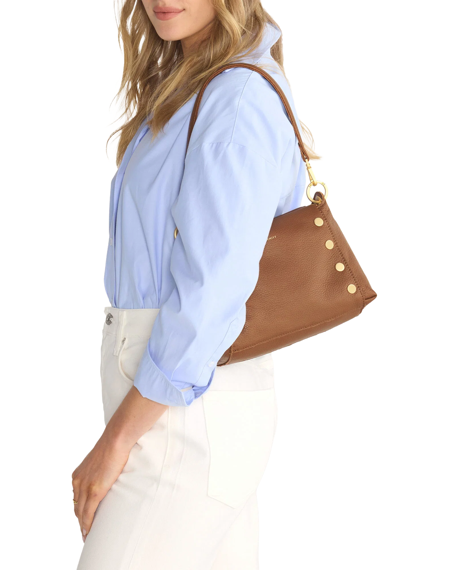 Hammitt Bryant Medium Mahogany Pebble Handbag