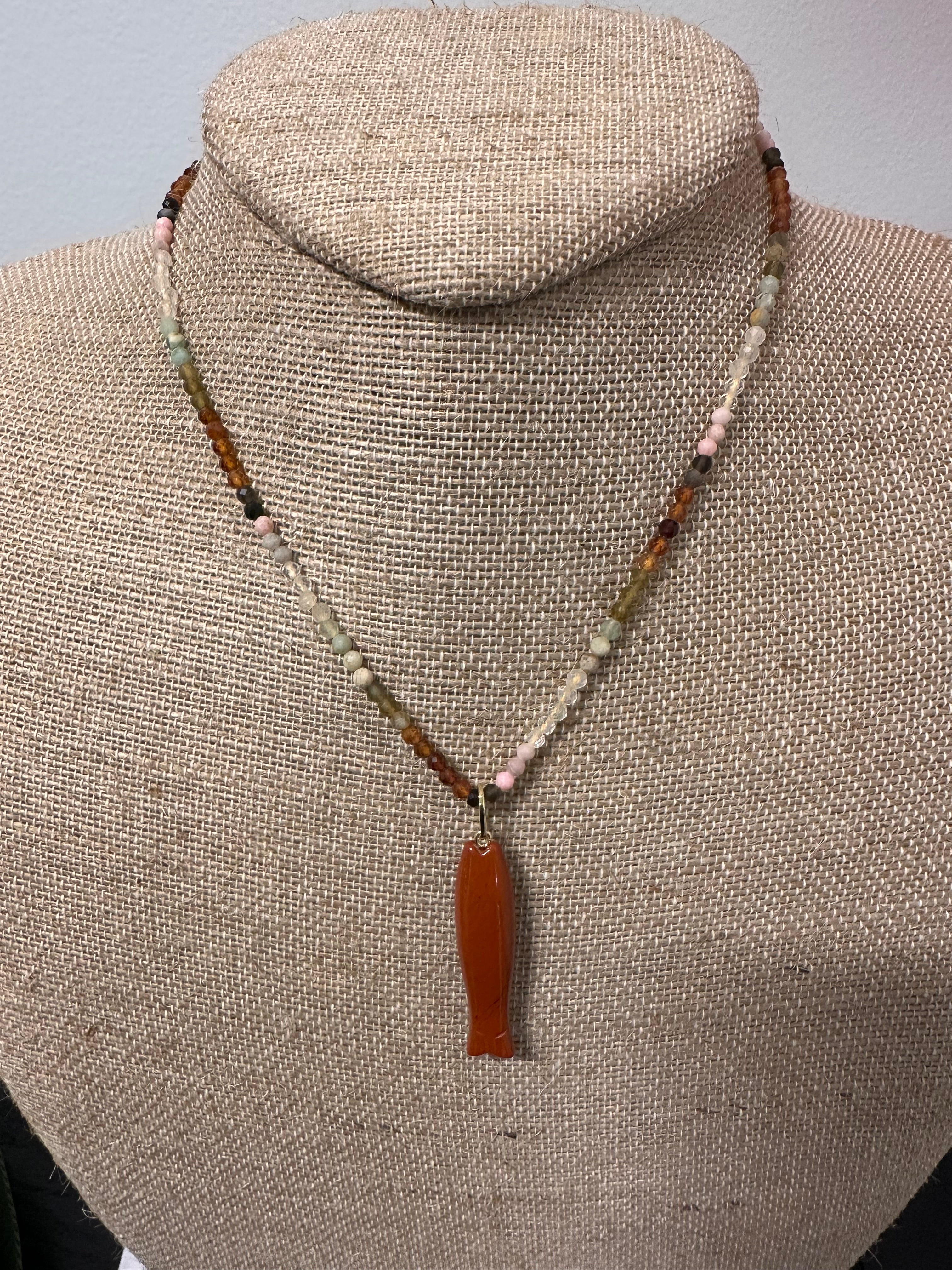 Gemelli- Seth Fish Necklace