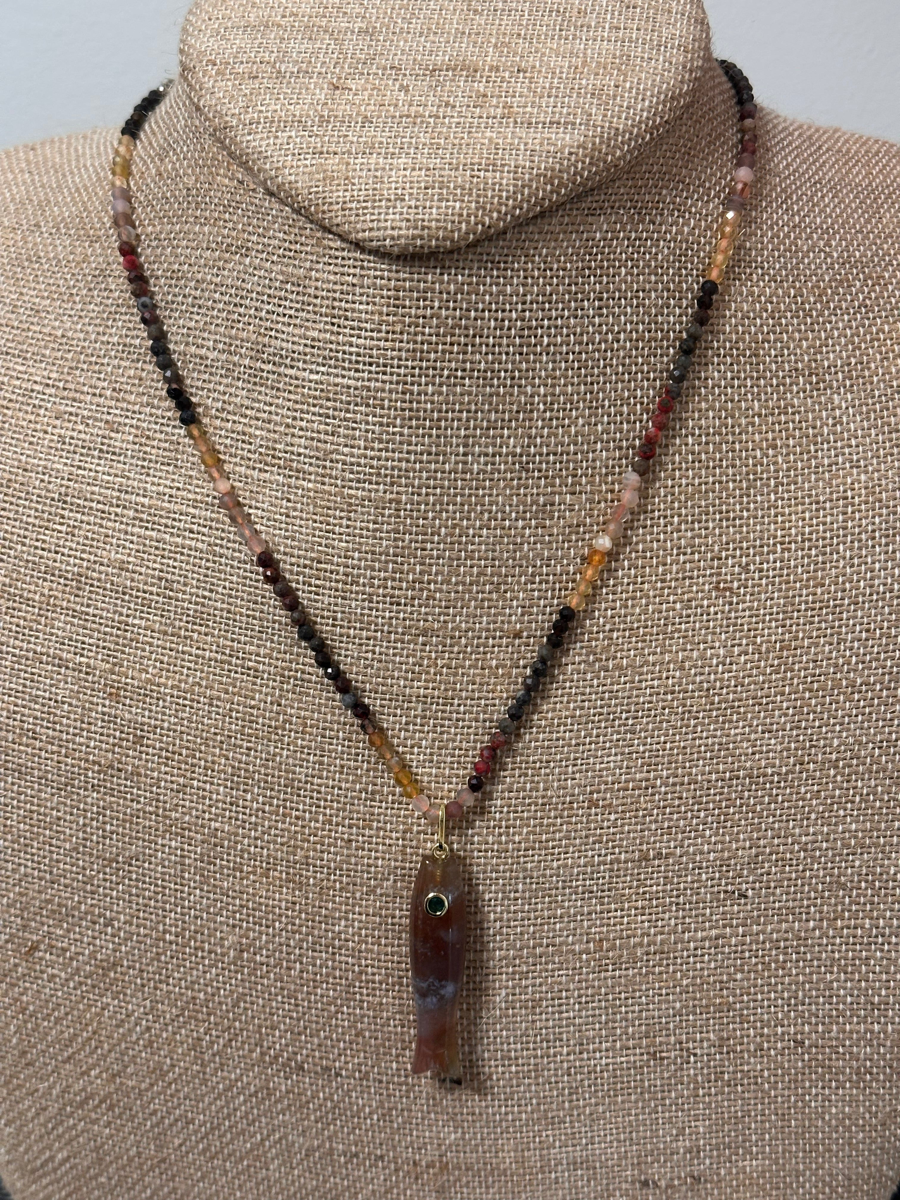 Gemelli- Seth Fish Necklace