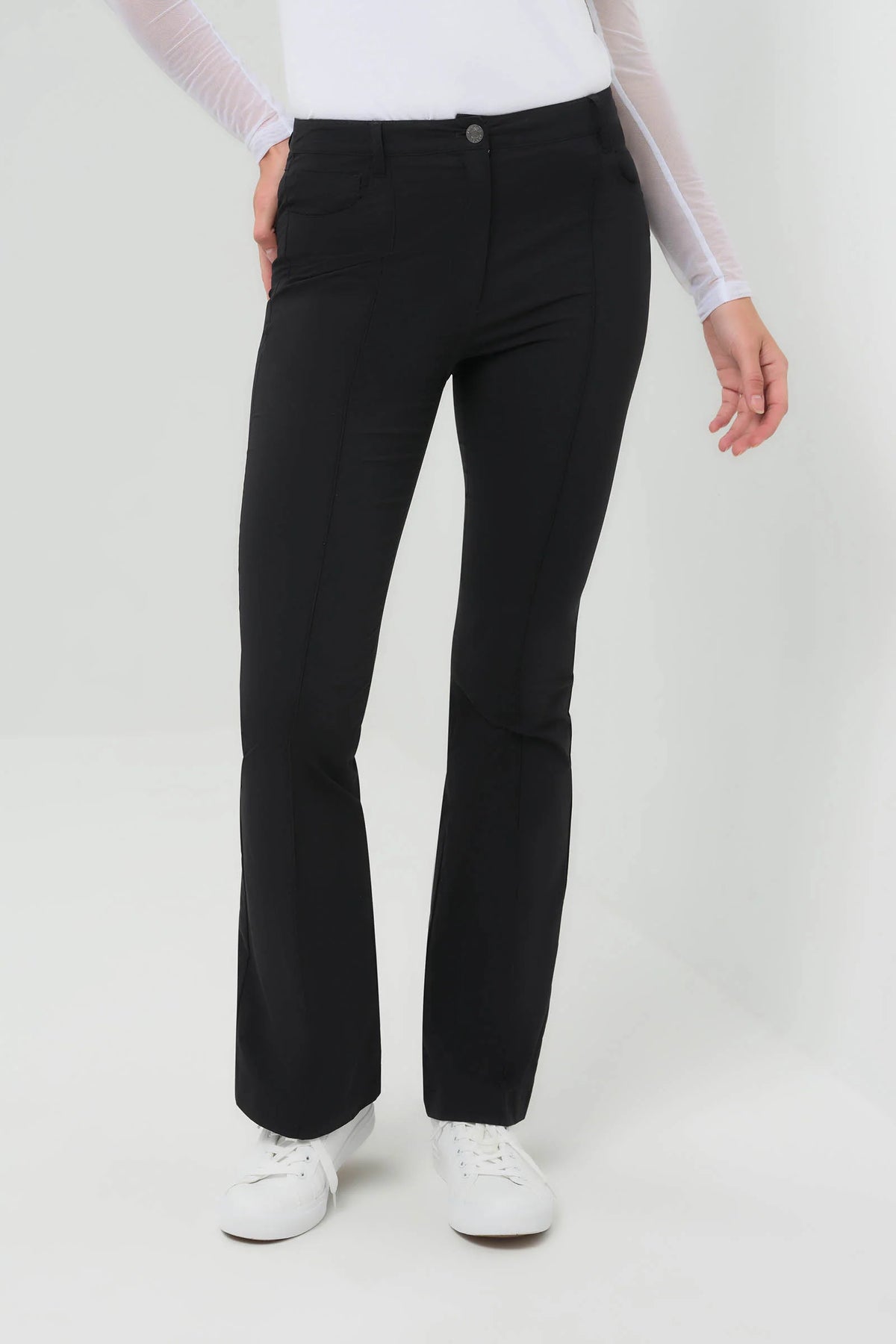 Anatomie- Katya Ultralight Flare Pant with Pintucking