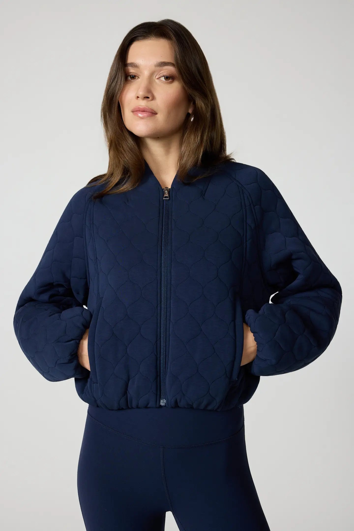 MPG Dreamweave™ Quilted Jacket - Navy Bomber
