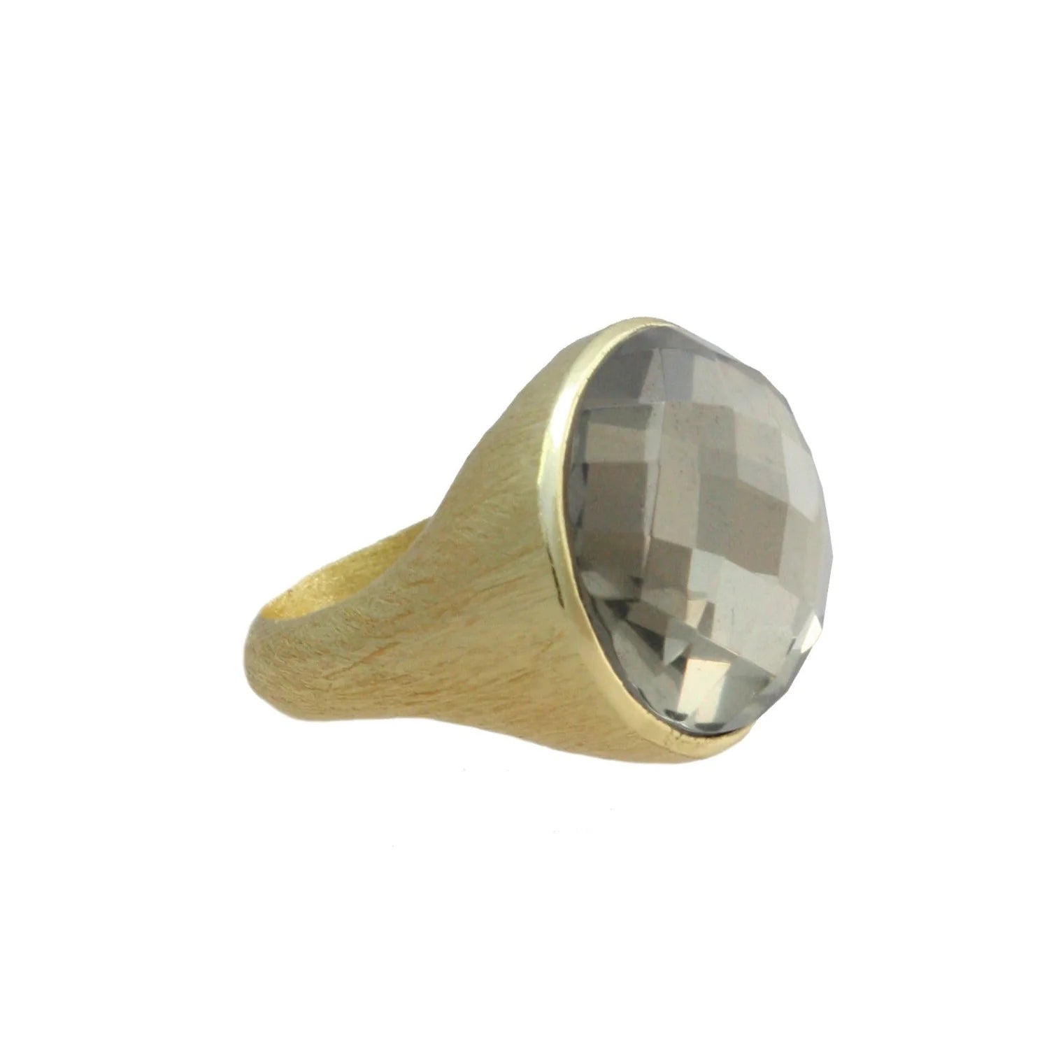 Marcia Moran- Haven Cocktail Ring- Pyrite