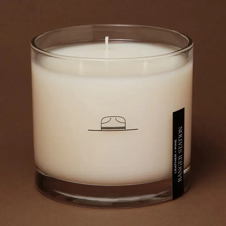 Ranger Station Candle- Mammoth Leather + Pine