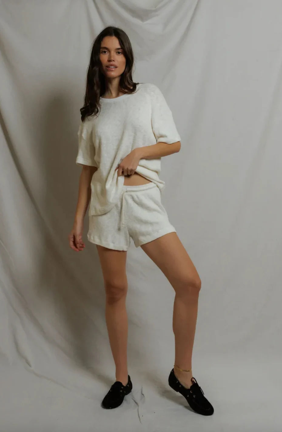 perfectwhitetee Malia Summer Mesh Short