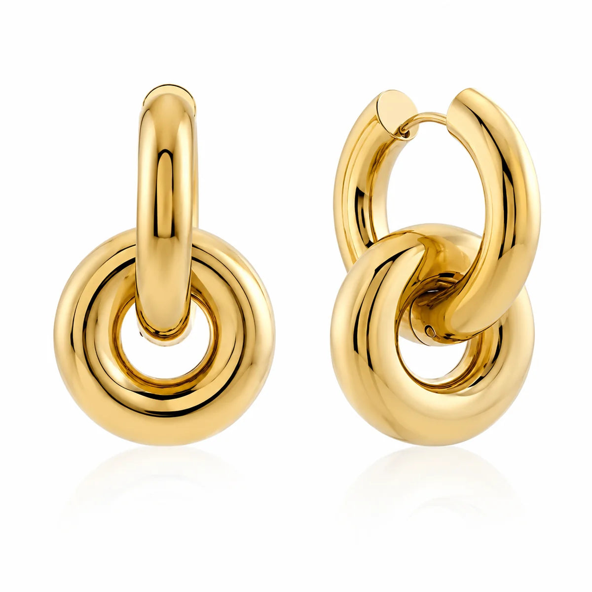 Ellie Vail Solana Interlocking Hoop Earring