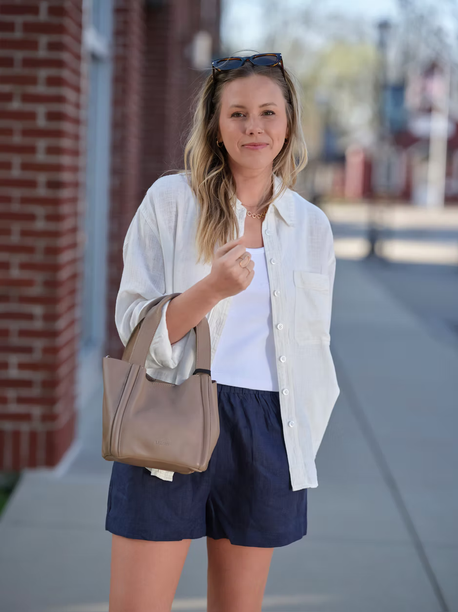 Lazaro Tala Small Leather Tote Bag