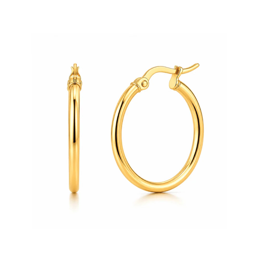 Ellie Vail Laurette Medium Hoop Earring