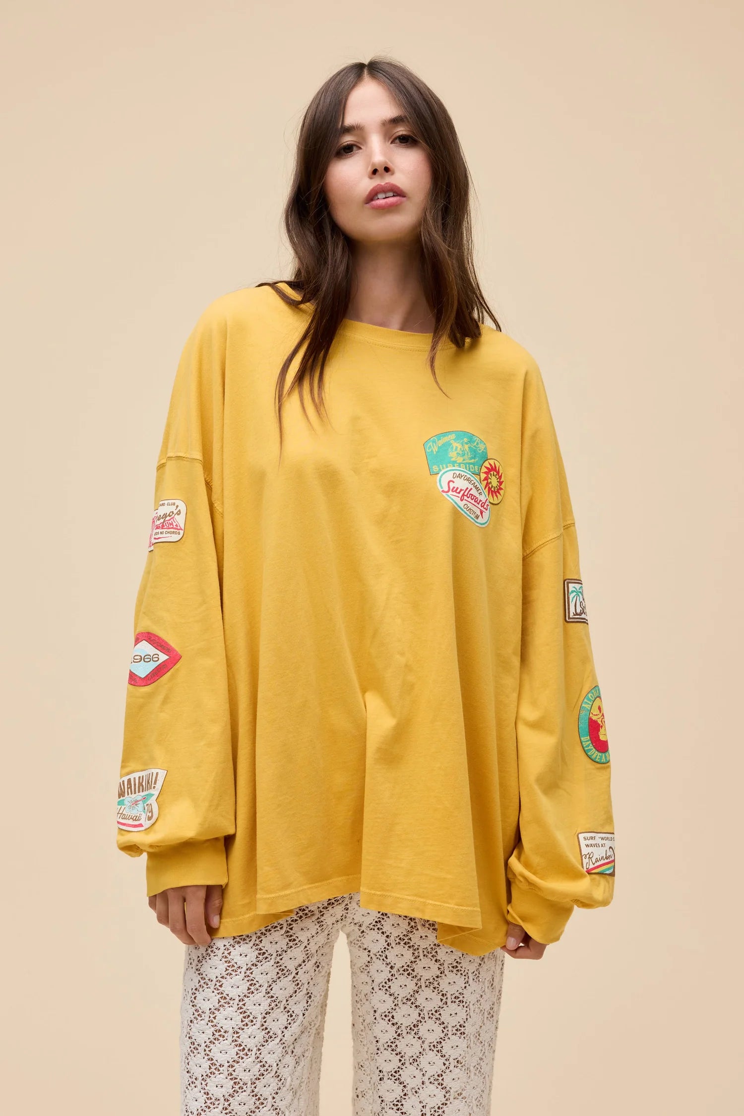 Daydreamer Surf Patches T-shirt ONE SIZE