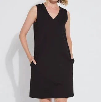 Lysse The Perfect A-Line Ponte Dress- Black