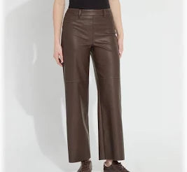 Lysse Hi Waist Vegan Leather Wide Leg