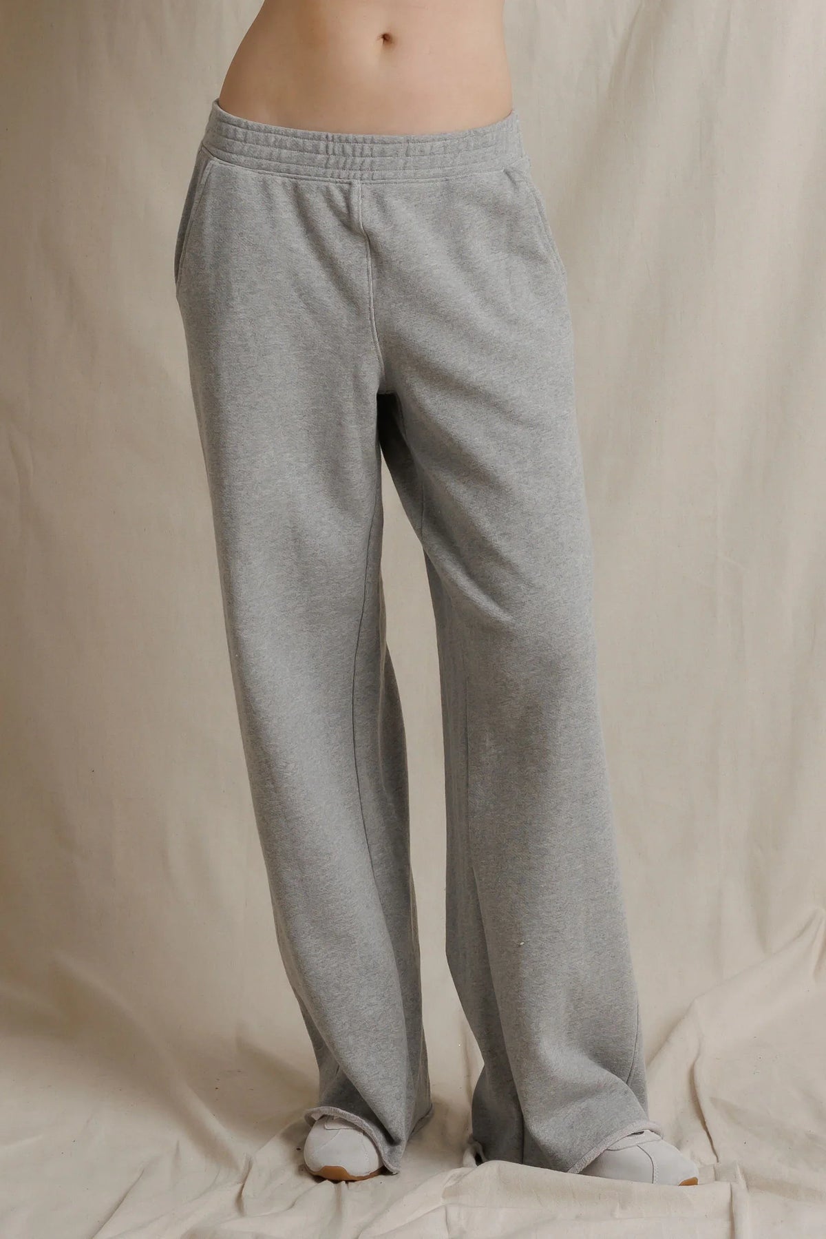 perfectwhitetee Leni french terry pull on pant