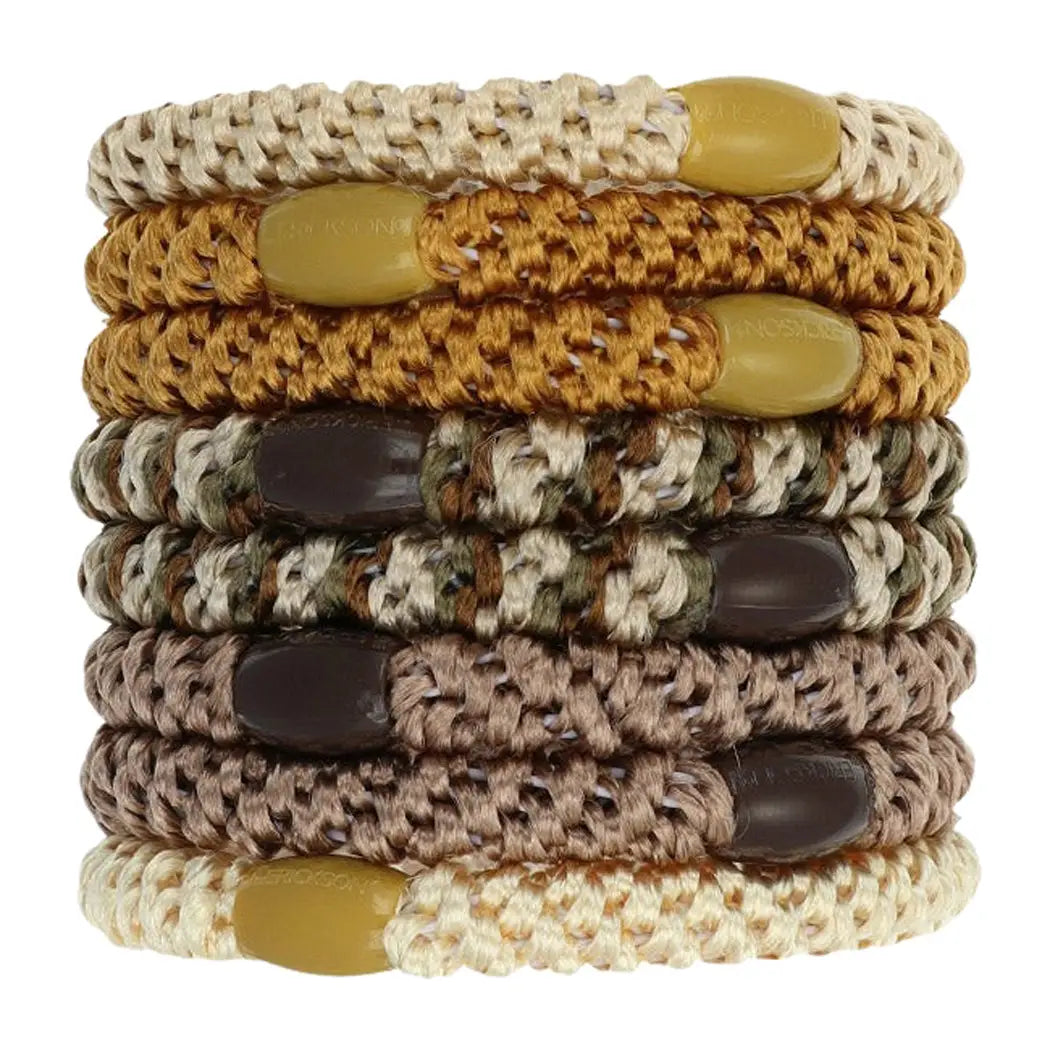 France Luxe Grab & Go Ponytail Holders - Set of Eight