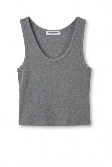 perfectwhitetee Blondie Tank Dark Grey