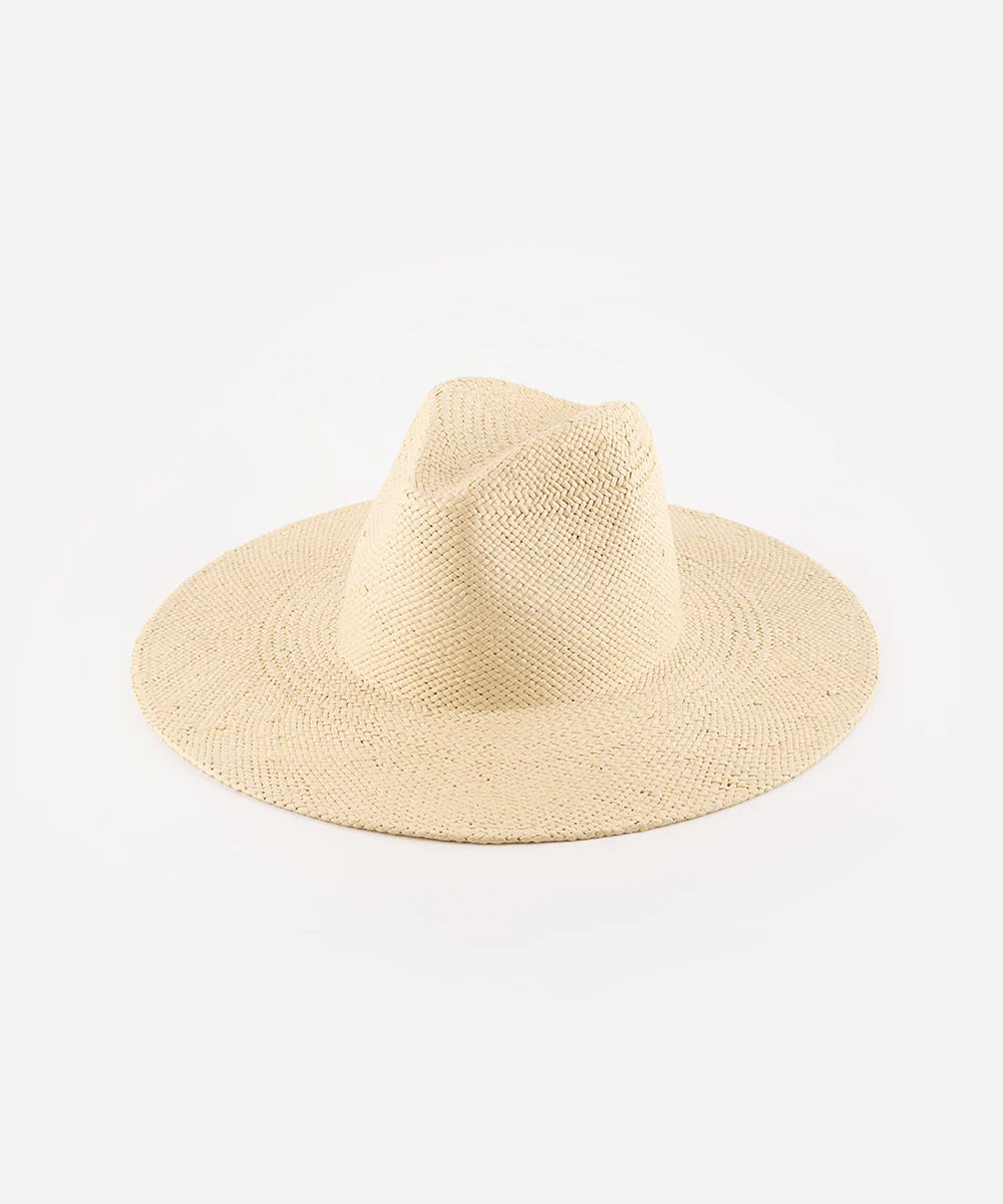 Gigi Pip Faye Straw Fedora - Natural