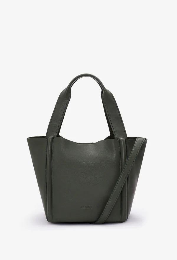 Lazaro - Tala Small Leather Tote Bag: Olive